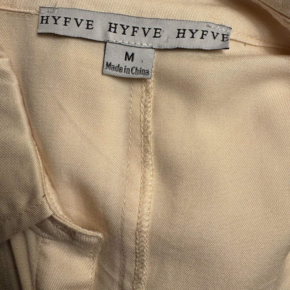 HYFVE Collared Button-Up Wide Leg Jumpsuit - Picture 6 of 8